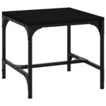 vidaXL Bočné stolíky 2 ks čierne 40x40x35 cm spracované drevo – Obrázok 4