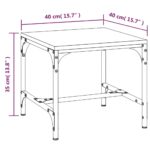 vidaXL Bočné stolíky 2 ks čierne 40x40x35 cm spracované drevo – Obrázok 9