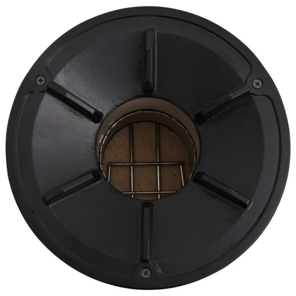 vidaXL Kempingový varič na drevo strieborný 45x25x26 cm oceľ – Obrázok 7