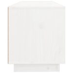 vidaXL TV skrinka biela 100x34x40 cm masívna borovica – Obrázok 8