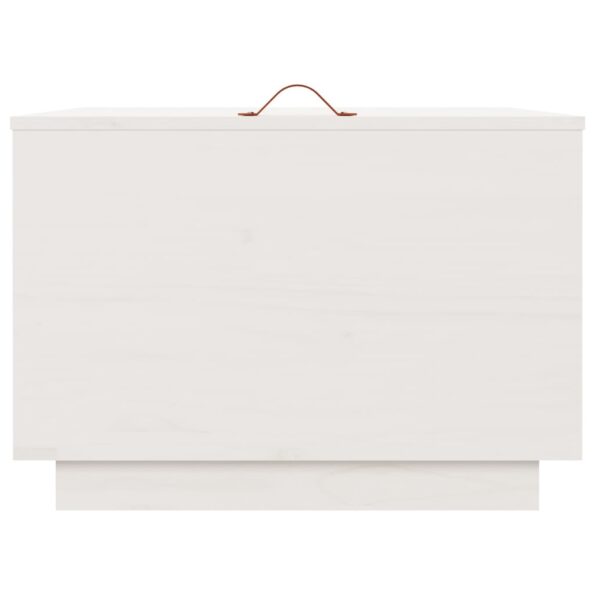 vidaXL Úložné boxy s vekom 3 ks biele masívna borovica – Obrázok 7