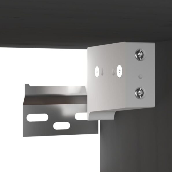 vidaXL Nástenné skrinky 2 ks sivé 31,5x30x30 cm masívna borovica – Obrázok 10