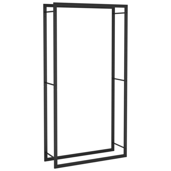 VXL8720287205791_a_en_hd_1.jpg vidaXL Stojan na krbové drevo matný čierny 80x28x154 cm oceľ – Obrázok 2