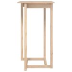 vidaXL Barový stolík 60x60x110 cm masívne borovicové drevo – Obrázok 3
