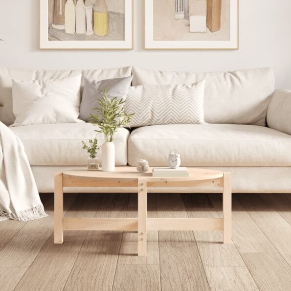 vidaXL Konferenčný stolík 87x48x35 cm borovicový masív – Obrázok 3