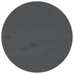 vidaXL Konferenčný stolík sivý Ø 45x40 cm borovicový masív – Obrázok 6