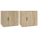 vidaXL Nočné stolíky 2 ks dub sonoma 50x39x47 cm – Obrázok 2