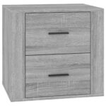 vidaXL Nočný stolík sivý sonoma 50x39x47 cm – Obrázok 2