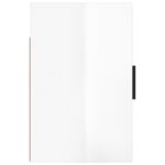vidaXL Nástenné nočné stolíky 2 ks lesklé biele 50x30x47 cm – Obrázok 8
