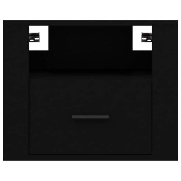 vidaXL Nástenné nočné stolíky 2 ks čierne 50x36x40 cm – Obrázok 6
