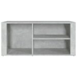 vidaXL Botník betónovo sivý 100x35x45 cm spracované drevo – Obrázok 5