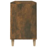 vidaXL Botník dymový dub 102x36x60 cm spracované drevo – Obrázok 6