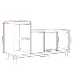 vidaXL TV skrinka dub sonoma 100x35x55 cm spracované drevo – Obrázok 9