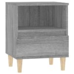 vidaXL Nočné stolíky 2 ks sivý dub sonoma 40x35x50 cm – Obrázok 6