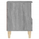 vidaXL Nočné stolíky 2 ks sivý dub sonoma 40x35x50 cm – Obrázok 9