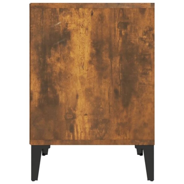 vidaXL Nočné stolíky 2 ks dymový dub 40x35x50 cm – Obrázok 7