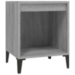 vidaXL Nočné stolíky 2 ks sivý dub sonoma 40x35x50 cm – Obrázok 5