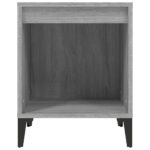 vidaXL Nočné stolíky 2 ks sivý dub sonoma 40x35x50 cm – Obrázok 6
