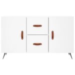 vidaXL Komoda, biela 100x36x60 cm, kompozitné drevo – Obrázok 6