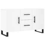 vidaXL Komoda, biela 100x36x60 cm, kompozitné drevo – Obrázok 2