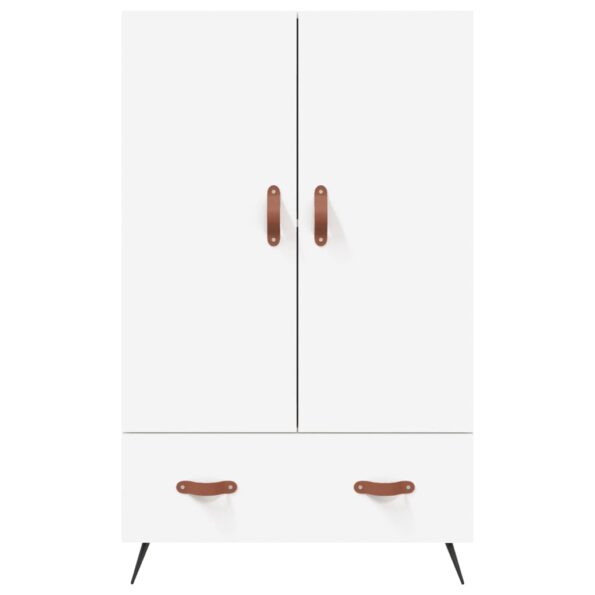 vidaXL Vysoká skrinka biela 69,5x31x115 cm kompozitné drevo – Obrázok 6