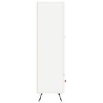 vidaXL Vysoká skrinka biela 69,5x31x115 cm kompozitné drevo – Obrázok 7
