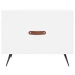 vidaXL Konferenčný stolík biely 50x50x40 cm kompozitné drevo – Obrázok 5
