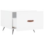 vidaXL Konferenčný stolík biely 50x50x40 cm kompozitné drevo – Obrázok 6