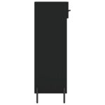 vidaXL Botník čierny 60x35x105 cm kompozitné drevo – Obrázok 7