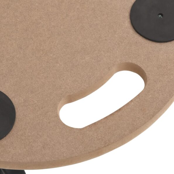 vidaXL Vozíky na kolieskach 2 ks okrúhle kompozitné drevo – Obrázok 7