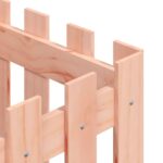 vidaXL Záhradný kvetináč s dizajnom plotu 40x40x40 cm masívny douglas – Obrázok 7