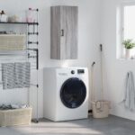 vidaXL Nástenná skrinka, sivá sonoma 34,5x34x90 cm