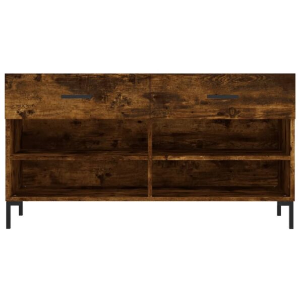 VXL8720845442255_g_en_hd_4.jpg vidaXL Lavička na topánky, tmavý dub 102x35x55 cm, kompozitné drevo – Obrázok 6