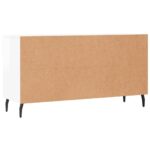vidaXL Lavička na topánky, lesklá biela 102x35x55 cm, kompozitné drevo – Obrázok 8