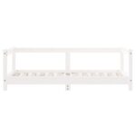 vidaXL Rám detskej postele biely 70x140 cm masívna borovica – Obrázok 5