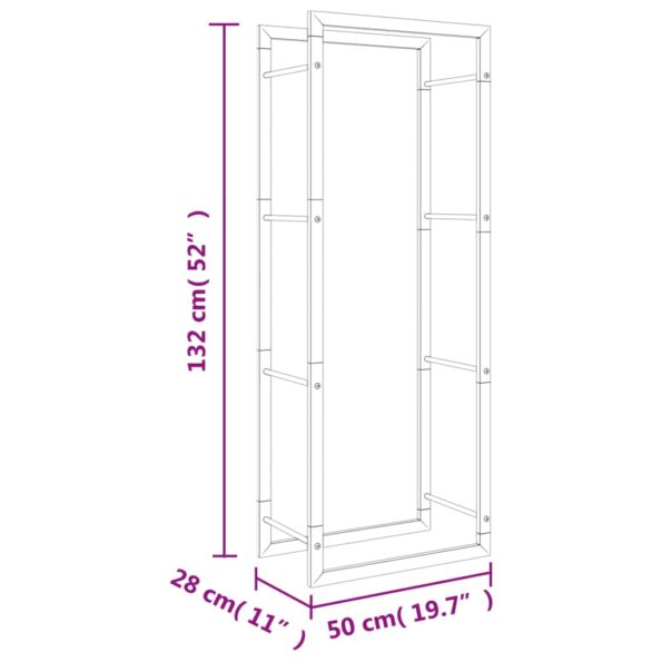 VXL8720845459208_g_en_hd_5.jpg vidaXL Stojan na krbové drevo 50x28x132 cm nehrdzavejúca oceľ – Obrázok 7