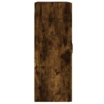 vidaXL Nástenné skrinky 2 ks dymový dub kompozitné drevo – Obrázok 8