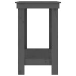 vidaXL Pracovná lavica sivá 80x50x80 cm masívna borovica – Obrázok 6