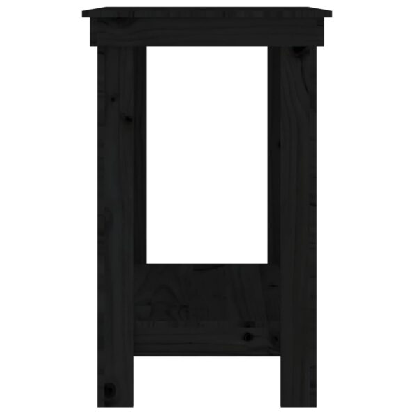 vidaXL Pracovná lavica čierna 80x50x80 cm masívna borovica – Obrázok 6