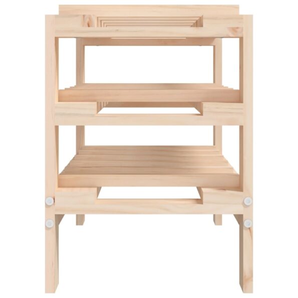 VidaXL stojan na víno 61,5x30x42 cm masívna borovica – Obrázok 5