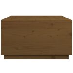 vidaXL Konferenčný stolík medovo-hnedý 80x80x45 cm borovicový masív – Obrázok 8