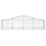 vidaXL Oblúkový gabionový kôš 20 ks 200x50x40/60 cm pozinkované železo – Obrázok 4