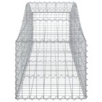 vidaXL Oblúkový gabionový kôš 20 ks 200x50x40/60 cm pozinkované železo – Obrázok 5