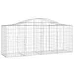 vidaXL Oblúkové gabionové koše 40 ks 200x50x80/100 cm pozinkov. železo – Obrázok 3