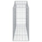 vidaXL Oblúkové gabionové koše 18 ks 200x50x120/140 cm pozink. železo – Obrázok 5