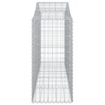 vidaXL Oblúkové gabionové koše 25 ks 200x50x120/140 cm pozink. železo – Obrázok 5
