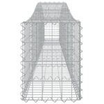 vidaXL Oblúkový gabionový kôš 2 ks 400x30x40/60 cm pozinkované železo – Obrázok 5
