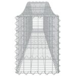 vidaXL Oblúkový gabionový kôš 8 ks 400x30x40/60 cm pozinkované železo – Obrázok 5