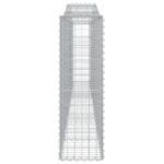 vidaXL Oblúkové gabiónové koše 5 ks 400x30x100/120cm pozinkov. železo – Obrázok 5