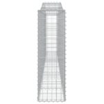 vidaXL Oblúkové gabiónové koše 20 ks 400x30x100/120cm pozinkov. železo – Obrázok 5